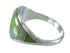 Turquoise Jewelry Southwestern Sterling Silver Ring Size 4-1/2 AX88561